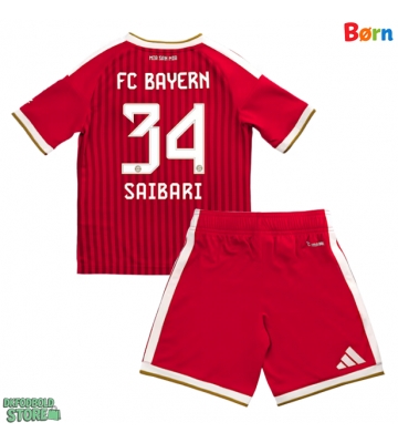 Bayern Munich Ismael Saibari #34 Replika Babytøj Hjemmebanesæt Børn 2026-27 Kortærmet (+ Korte bukser)
